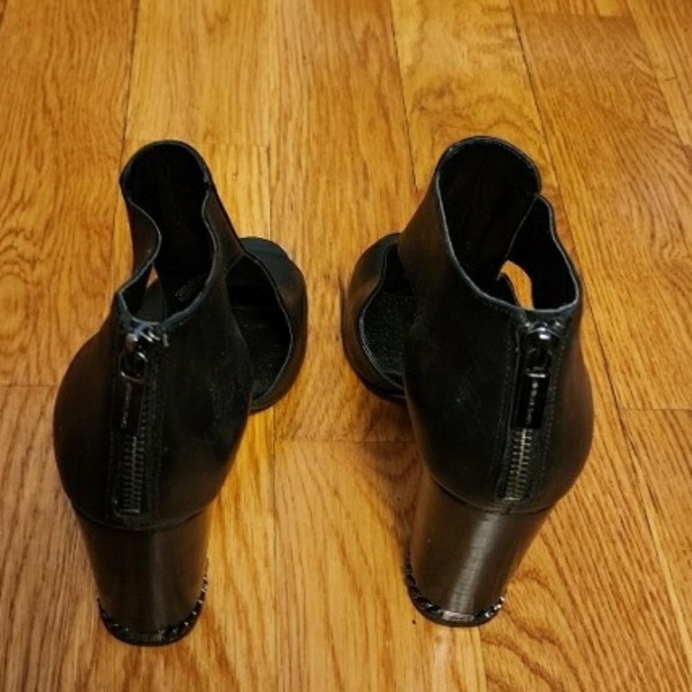 MICHAEL Michael Kors Black Heeled Boots Sabrina